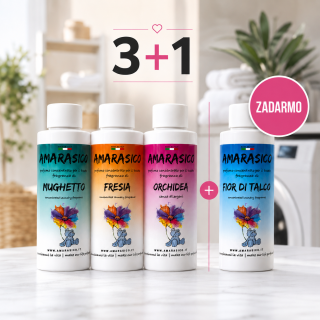 3+1 ZADARMO (4ks- 100ml parfumov do prania)